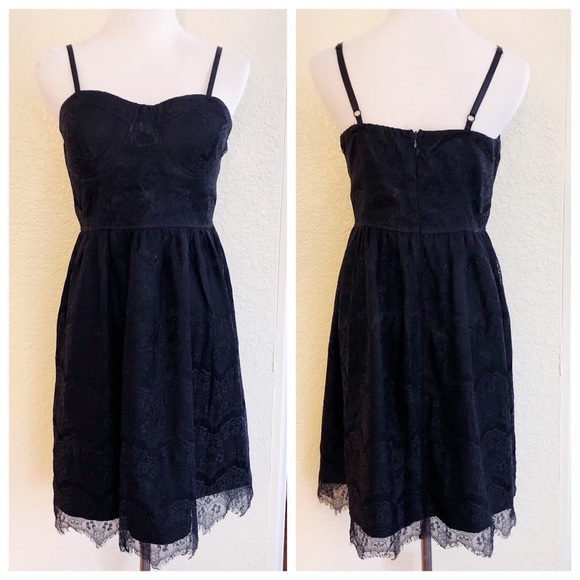 Black Lace Dress - Picture 1 of 6